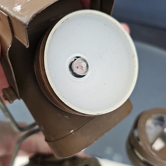 WWII Lamps Electric Co No 1 Black Out Flashlight Lantern Untested London UK - Picture 9 of 13